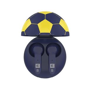 Auricular Eurosound ES-FB1804-YA Futbol Bluetooth In Ear Azul y Amarillo