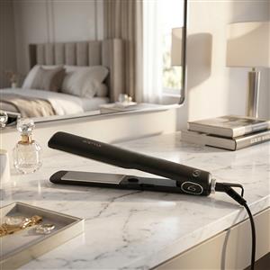 Planchita de Pelo GA.MA G-Style Profesional GSTWLS Placas Silk-Chrome Negra
