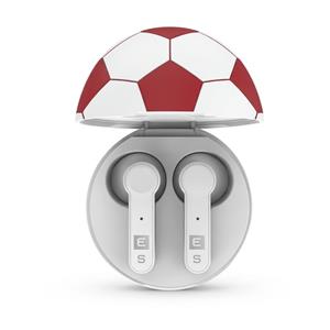 Auricular Eurosound ES-FB1804-WR Futbol Bluetooth In Ear Rojo y Blanco