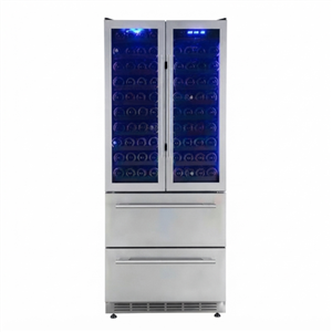 Cava Php YC-618 3 Zonas 20 Bandejas Azul Luz interior