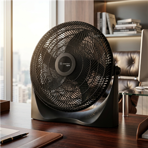 Turboventilador Whitenblack WBTFWB20P 20" 90W Reclinable con Fijación a Pared Negro
