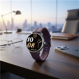 SmartWatch Udfine Grace 1.19" Amoled Bluetooth Dorado